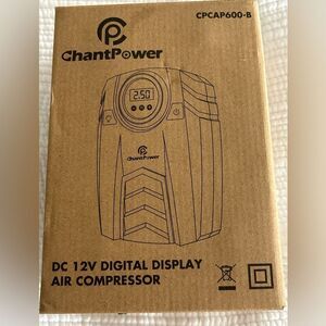 Chant Power DC 12 Volt Digital Display Air Compressor New in Box